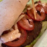 Kotlet Sandwich · Ground beef potato onion (home recipe burger).