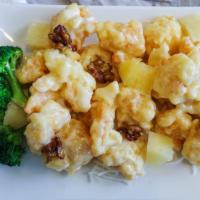 Honey Walnut Shrimp · Shrimp Fried in a light batter and marinated in chef's special sauce.