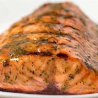 Grilled Salmon · Grilled Salmon Fillet with one side