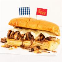 Mushroom Cheesesteak · Steak sandwich with mushrooms, grilled onions, and your choice of cheese.