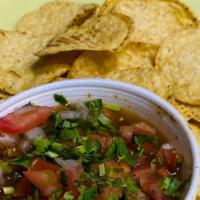 Chips And Salsa · (Corn Tortilla Chips and Chunky Mexican Style Salsa)