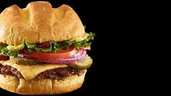 Bacon Smash® Black Bean Burger · 620 calories. Black bean patty, American cheese, applewood smoked bacon, lettuce, tomatoes, ...
