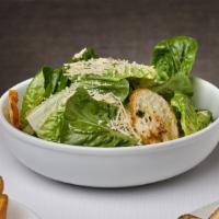 Caesar Salad · Little gem, parmesan and croutons with Caesar dressing.