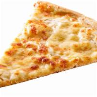 Classic Cheese Pizza Slice · Classic, warm cheese pizza slice.