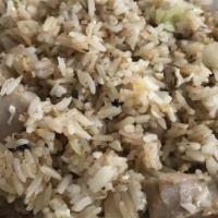 Chicken Fried Rice · chicken (white meat), egg, peas & carrots