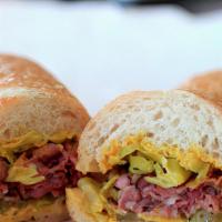 Hot Pastrami & Cheese · Thinly Sliced Pastrami on a Toasted Roll with Cheese