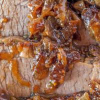 Brisket Dinner · Tender smoked slices of brisket. Comes with two sides. Please specify in notes. Choices are ...