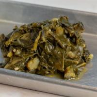 Side Of Greens · Collard greens savory and delicious.