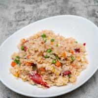 Combination Fried Rice · Chef's choice. Fried jasmine rice with egg, tofu, vegetables, chicken, shrimps.