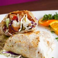 Fish · Grilled or fried fish. White and red cabbage, cotija cheese, chipotle sauce, pico de gallo, ...