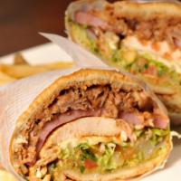 Tortas · Mexican sandwich. Chicken, carne asada (flank steak), carnitas (braised pork) or ham, choriz...