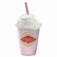 Strawberry Milkshake · This fresh fruit flavor is ever so sweet, made with hand-scooped ice cream.