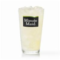 Minute Maid® Lemonade (30 Oz.) · Make sure every bite gets a big sip of deliciousness when you order a large fountain drink.