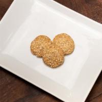 Gluten-Free Reginette · A rich sesame and lemon flavored butter cookie with a crunchy texture. Ingredients: gluten-f...
