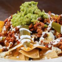 Cinco Nachos · Big, messy, no para delicados.