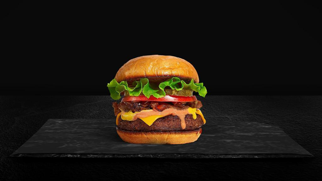 Build, Build, Burger · Beef patty topped with your favorite choice of toppings! Served on a brioche bun.