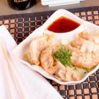 Gyoza · Choice of steamed or fried dumplings.