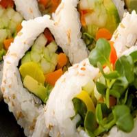 Vege Roll · avocado and cucumber, radish sprout