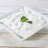 Moosir Yogurt · A creamy yogurt dip made with labneh, yogurt and the nutty, mild taste of shallots. Goes exc...