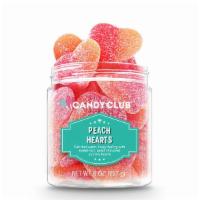 Peach Hearts (Candy Club) · Get that warm, fuzzy feeling with sweet-tart, peach flavored gummy hearts