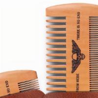 Wooden Beard Comb W/Skull Wings Design- 2 Piece Set In Holding Case · This dual sided comb set gives the best grooming experience with both its fine and coarse te...
