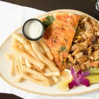 1 Lb Of Chicken Shawarma · Served with garlic sauce, and Pita bread.