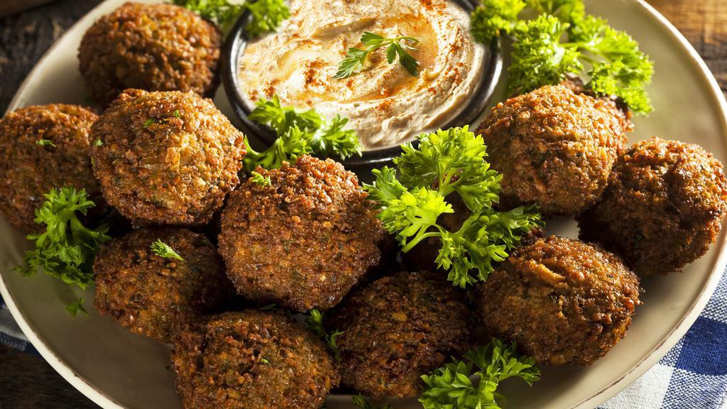 20 Pieces Falafel With Hummus · Served with hummus