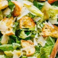Caesar Salad · Romaine, parmesan cheese, croutons & caesar dressing (640 cal)