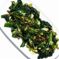 I Am Enchanting (Gf) · WARM BROCCOLINI & EDAMAME - mustard-marinated kale, tarragon, dill, avocado cream, maple-toa...