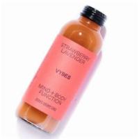 Vybes Ginger Lemonade · Strawberry Lavender-a juicy flavor that cleanses your palate and makes your mouth water. Mad...