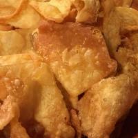 Fried Wonton Chips · Comes with ten pieces.