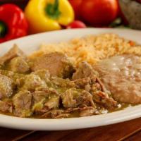 Pork Carnitas · Served with rice and beans, soup, or salad.