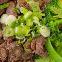 Angus Beef Veggie Bowl · Popular Item. 5 oz of Flame Broiler sauce-basted 100% Angus Beef, served over your choice of...