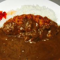 Rn03. Chicken Cutlet Curry Rice · Japanese style curry rice with chicken cutlet.