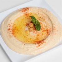 Pita & Hummus · Garbanzo beans blended with garlic, lemon juice, tahini and extra virgin olive oil served wi...