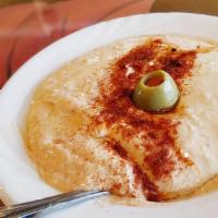 Small Hummus · Hummus with salsa served with chips. Please specify if you would like hummus with olive oil ...