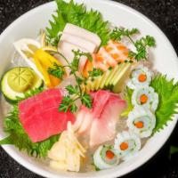 Sashimi · assorted slices of raw fish.