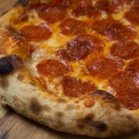 Pepperoni Pizza | Lunch · Pepperoni, mozzarella and oregano in our homemade style tomato sauce.