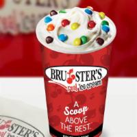 Small Blast (16Oz) · made with soft vanilla ice cream and one candy mix in