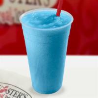 Blue Pop Freeze · 24 oz of  BLUE POP italian ice mixed with Sprite. Blue pop is blue raspberry