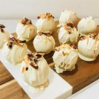 2 Cake Truffles · variety changes daily, please call for availability (714)7921972 

Rotating availability: 
-...