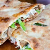 Create Your Own Calzone. · Calzones made with mozzarella and ricotta cheese, feeds 1-2.