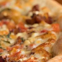 Bacon Rider Pie. · The Signature Surf Rider Pizza with bacon!