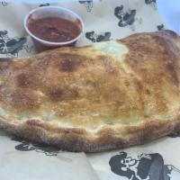 The Spicy Meatball Calzone · That's a spicy meatball!  Meatballs, ricotta, mozzarella, roasted red peppers, jalapeños and...