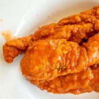 Chicken Tenders · Fresh crispy, white meat chicken tenders cooked and seasoned to perfection.