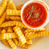 French Fries · Our fries are cut fresh, tossed in our perfected seasoning, and served hot. Served with a si...