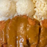 Chicken Katsu Curry · Crispy breaded chicken topped with our rich curry sauce.