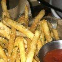House Fries · All cooked in 100% pure soybean oil.