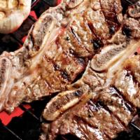 Beef Short Ribs Plate (Grilled, 8 Bones) · Thick Sliced, Marinated with Soy Sauce, and Grilled Beef Short Ribs - Beef 'Galbi'. 8pcs of ...