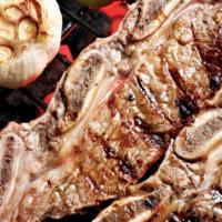 Double Beef Short Ribs Plate (Grilled, 12 Bones) · Thick Sliced, Marinated with Soy Sauce, and Grilled Beef Short Ribs - Beef 'Galbi'. 12pcs of...